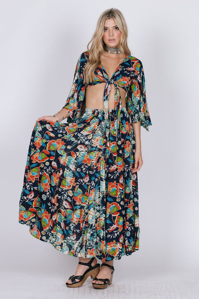 Tropical Paradise Maxi Skirt