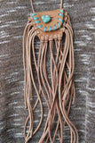 Fringed Mini Pouch Necklace