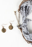Jointed Disk Necklace And Frond Bandana Set