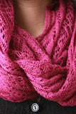 Ethereal Fine Knit Fabrication Scarf
