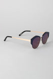 Geometric Semi-Rimless Sunglasses