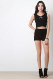 Thermal Knit High Waisted Shorts