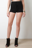 Thermal Knit High Waisted Shorts