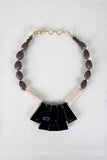 Marble Tiles and Beads Necklace