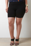 Jersey Knit Solid Shorts