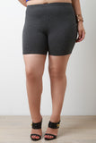 Jersey Knit Solid Shorts