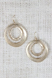 Imperfect Circles Dangle Earrings