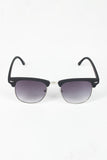 Semi-Rimless Wayfarer Design Sunglasses