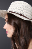 Lace Fedora Hat