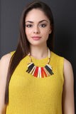 Natural Bars And Beads Statement Necklace