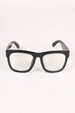 Thick Frame Clear Lenses Wayfarer Glasses