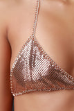 Chainmail Triangle Bralette Top