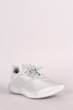 Qupid Ridgy Textured Lace Up Sneaker