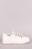 Bamboo Low Top Round Toe Lace Up Sneaker