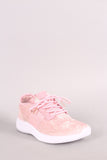 Liliana Velvet Lace Up Rigged Sneaker
