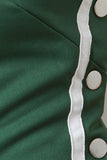 Snap Button Side Stripe Strapless Jumpsuit
