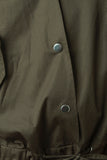 Snap Button Half Sleeve Jumpsuit