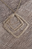 Tiered Geometric Necklace