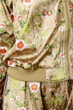 Velvet Floral Two Piece Track Suit
