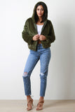 Soft Faux Fur Hooded Zip-Up Jacket