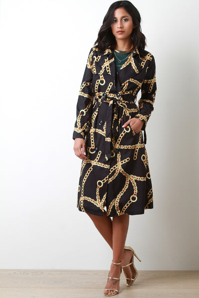 Chain-Linked Trench Coat