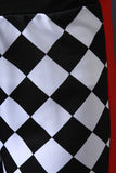 Checkered Striped Palazzo Pants