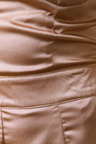 Satin Ring-Link Hips Bardot Jumpsuit