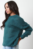 Soft Loose Knit Oversized Sweater Top