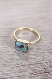 Rectangle Turquoise Stone Ring