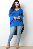 Bell Sleeve High Low Top