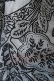 Semi-Sheer Floral Printed Longline Cardigan