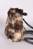 Multi-Color Faux Fur Mini Backpack