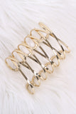 Crisscross Flat Wire Cuff Bracelet
