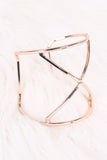 Triangles Wire Cuff Bracelet