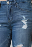 Torn Distressed Skinny Denim Jeans