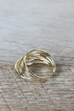 Wire Wrapped Crossover Ring