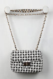 Quilted Gingham Crossbody Bag