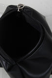 Vegan Leather Buckle Clear Crossbody Bag