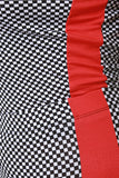 Colorblocked Checker Cardigan Three Piece Set