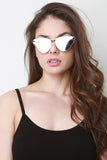 Angled Cat Eye Sunglasses
