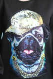 Street Pug Sweater Dress