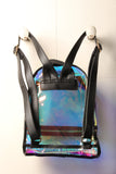 Iridescent Clear Backpack