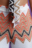 Chevron Crochet Bandeau Top with Palazzo Pants Set