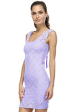 Women's Sleeveless Lace Bodycon Dress