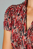 Women's Brush Stripe Cutout Dress