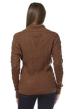 Women's Knitted V-Neck Sweater