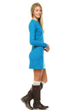 Women's Sweater Dress with Front Pockets