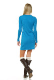 Women's Sweater Dress with Front Pockets